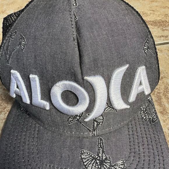 Sig Zane Hurley New Era Baseball Hat Snapback‎ Cap Aloha Hawaii Gray Floral main image 9